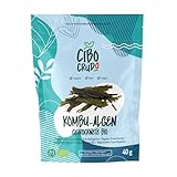 Bio Kombu Algen Vegan - 40g. Premium Qualität Sonnengetrocknet Alge. Seetang...