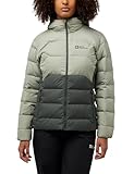 Jack Wolfskin Damen Ather Down Hoody W Daunenjacke, Slate Green, L EU