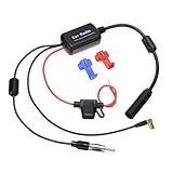 FM/AM DAB DAB+ Autoantenne Verstärker, 12V Autoradio Antennenverstärker, Auto...