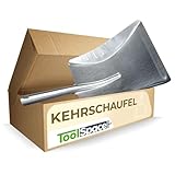 ToolSpace Kehrschaufel aus verzinktem Metall - Müll Schaufel Metall Garten |...