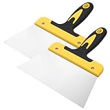 2 Stück Tapetenschaber Werkzeug, Spachtel Werkzeug Set, Spachtelmesser mit 195...