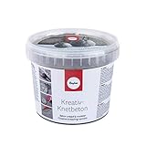 Rayher Kreativ-Knetbeton, Eimer 1,5 kg, für kreative Ideen zum Formen, Kneten,...