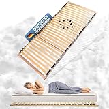 Coemo Stabiler 7-Zonen Lattenrost Basic | Lattenrahmen starr 120 x 200 cm | 28...