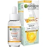 Garnier SkinActive Serum gegen dunkle Flecken, Gesichtsserum mit Vitamin C für...