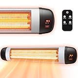 Mursche Heizstrahler Terrasse Infrarotheizung 2500W - Infrarot Strahler Outdoor...