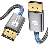 Silkland 8K Displayport Kabel 1.4 2M [VESA-Zertifiziert], 4K@144Hz,...