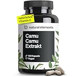 Camu Camu Extrakt Kapseln – Vitamin C – 180 vegane Kapseln für 6 Monate –...