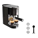 Krups XP444G Virtuoso+ Espresso-Siebträgermaschine, 15 bar Pumpendruck, 3...