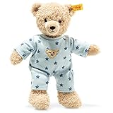 Steiff Teddy and Me Teddybär Junge Baby mit Schlafanzug 25 cm, Teddybär mit...