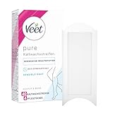 Veet Kaltwachsstreifen mit Easy-Gelwax Technology – Geeignet für sensible...