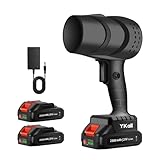 Ykall Akku-Laubbläser 21V mit 2 Akkus & Ladegerät – 250000 U/min Motor,...