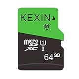 KEXIN 64GB Micro SD Karte mit SD Adapter MicroSDXC Speicherkarte 64 GB Class 10,...