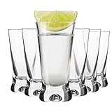 KROSNO | Schnaps- und Likörgläser | Set 6 x 50 ml | X-Line Kollektion | Glas...