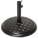 Nexos Trading Schirmständer Beton rund schwarz 15 kg Ø 45 cm...