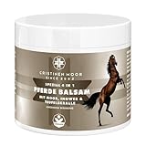 CristinenMoor Pferdebalsam mit Moor und Teufelskralle - wärmend, Pferdesalbe...