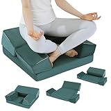 TOPROUD Meditationskissen Schaumstoff-Meditationskissen zum Sitzen auf dem...