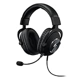 Logitech G PRO X Gaming-Headset, Over-Ear Kopfhörer mit Blue VO!CE Mikrofon,...