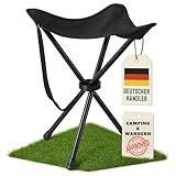 Dreibeinhocker faltbar 550g ultraleichter Camping-Hocker, 3-Bein Klapphocker,...