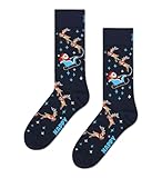 Happy Socks SLEIGH SOCK Weihnachtssocke (DE/NL/SE/PL, Numerisch, 36, 40,...