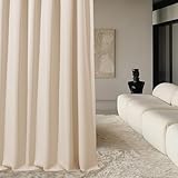 ROOM99 Vorhang mit Kräuselband Aura 140 x 240 cm Breite x Höhe Schiebegardinen...