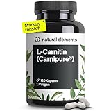 natural elements L-Carnitin 2000 - Premium: Carnipure® von Lonza - 120 Kapseln...