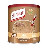 SlimFast Milchshake Pulver Café au Lait I Kalorienreduzierter Diät-Shake mit...