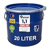 plasteo® Stahlfass 20 Liter Hobbock Deckelfass | Zyklon Staubabsaugung Geeignet...
