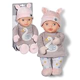 BABY born for Babies Sweetie Mauve, weiche 30 cm Puppe mit grauem Stoffkörper...