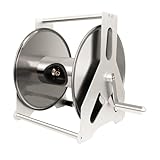 Schlauchtrommel aus Metall, Wandmontiert oder Freistehend Schlauchrolle,...