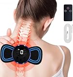 Tragbares Elektrisches Nackenmassagegerät, 8 Modi und 19 Intensitäten USB Mini...