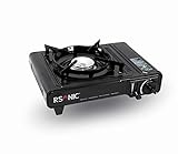 RSonic Camping Set | Gaskocher (Gasherd) mit Transportkoffer | Grillplatte |...