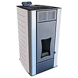 NEMAXX® P18 Pelletofen 18 kW bis 300 m³ – Elektrokamin [WASSERFÜHREND] –...
