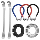 Tiugbjkgk 7 Stück Speichenschlüssel Fahrradspeichenschlüssel Set: 3...