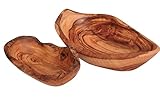 D.O.M. Schale oval rustikal aus Olivenholz (10-11 cm)