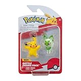 Pokémon PKW3358 - Battle Figure Pack - Pikachu & Felori, offizielle...