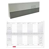 Kalender 2025 Tischkalender Tisch-Querkalender Bürokalender Wochenkalender 1...