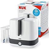 NUK Vario Express Flaschensterilisator sterilisiert bis zu 6 Babyflaschen plus...