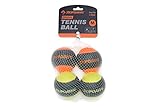SKIPDAWG Ball Hundeball Tennisball mit Quietscher 4er Set sehr gut für...