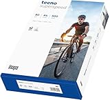 inapa Drucker-/Kopierpapier tecno Superspeed: 80 g/m², A4, hochweiß, 500 Blatt...