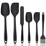 Teigschaber, 6 teiliges Silikon Teigspachtel Backpinsel Jar Spatel Set,...