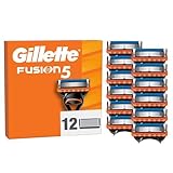 Gillette Fusion5 Rasierklingen für Männer, 12 ORIGINAL Ersatzklingen, Klingen...