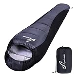 Schlafsack Outdoor Mumienschlafsack: Sportneer 3–4 Jahreszeiten Leichtes...