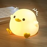 UNEEDE LED Nachtlicht Kinder,Nachtlicht süße Tiere, DoDo Duck Kawaii Silikon...