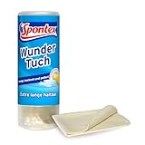 Spontex Wundertuch, hohe Wasser- und Schmutzaufnahme, ideal für Autolack, Glas...