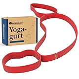 Weidebach® leistungsfähiger Yogagurt mit Schlaufen erleichtert Dehnübungen,...