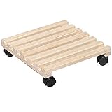 Siena Garden 945900 Holz-Rolluntersetzer, eckig Buche, 5 und 2 Latten