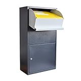 Haussmann Paketbriefkasten, Paketbox, Paletkasten, Briefkasten, Postbox, XXL...