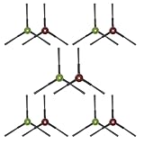 JVBAJV 10 Stück Seitenbürsten Ersatzteile für Ecovacs Deebot,Deebot für...