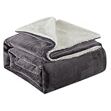 Lifewit Sherpa Kuscheldecke, Wendbar weiche Decke für Couch, Sofa, Bett,...