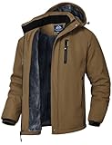 YSENTO Herren Winterjacke wasserdichte Warme Fleece Gefüttert Outdoor...